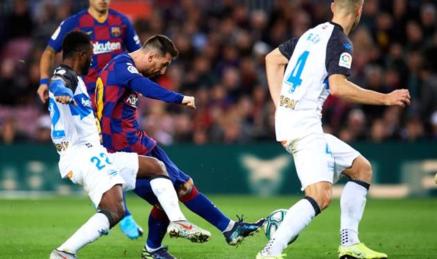 Лео Месси забивает 50-й гол, getty images