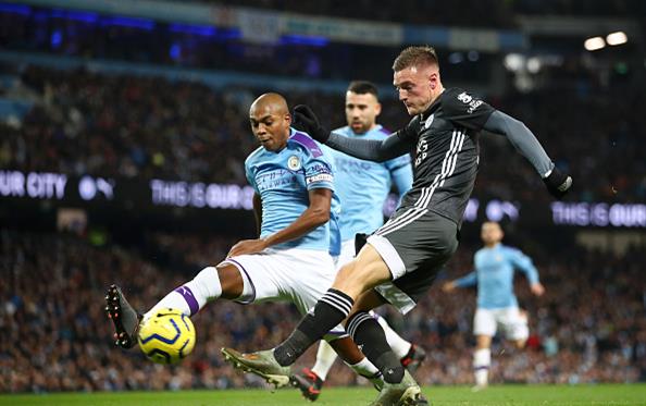 Джейми Варди в момент удара, Getty Images