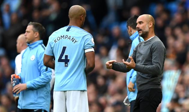 Венсан Компани и Хосеп Гвардиола, Getty Images