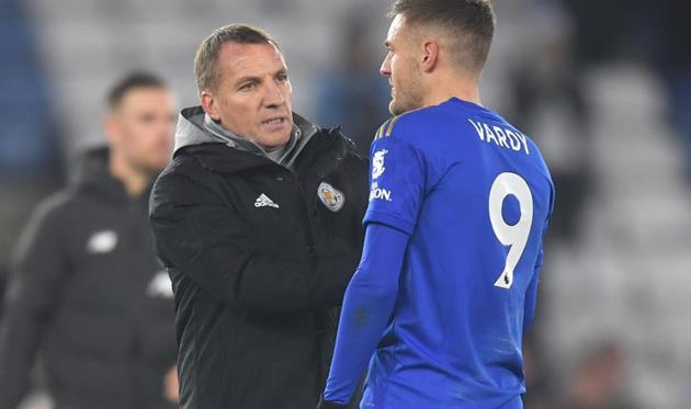 Брендан Роджерс и Джейми Варди, Getty Images