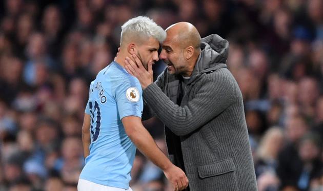 Серхио Агуэро и Хосеп Гвардиола, Getty Images