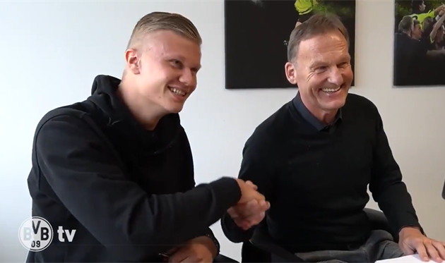 ЭРЛИНГ ХОЛАНД и Ханс-Йоахим Ватцке, Скриншот