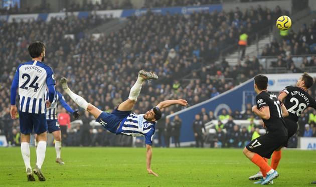 Алиреза Джаханбахш установил окончательный счет в матче против Челси, Getty Images