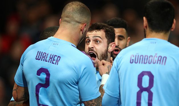 манчестер сити оказался сильнее манчестер юнайтед, getty images