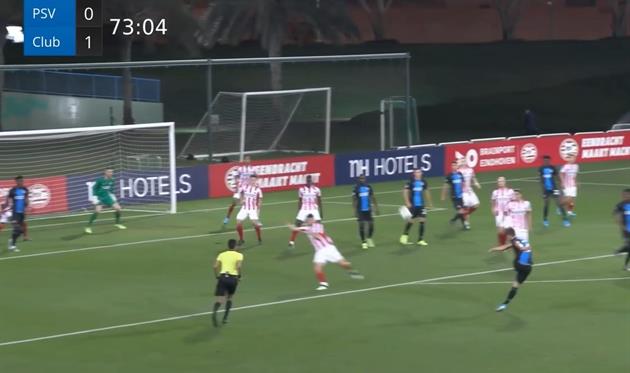 ПСВ - Брюгге, фото: Скриншот 