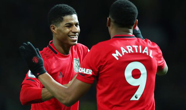 Маркус Рашфорд и Антони Мартиаль, Getty Images