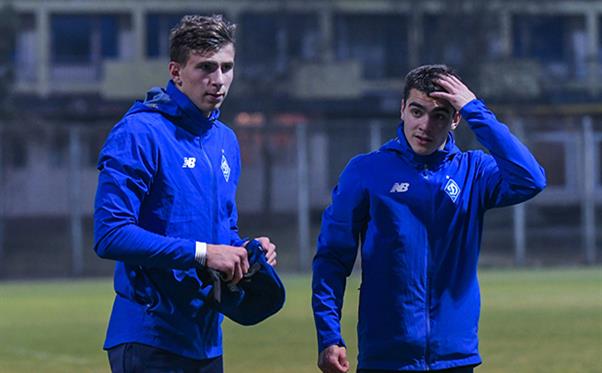 Илья Забарный (слева), ФК Динамо