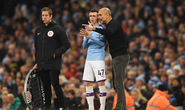 Пеп Гвардиола и Фил Фоден, Getty Images