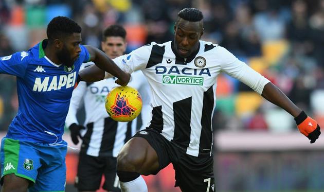 Удинезе - Сассуоло 3:0, Getty Images