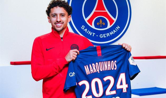 Маркиньос, фото ФК ПСЖ
