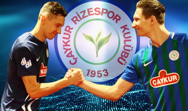 Денис Гармаш (слева), ФК Ризеспор 