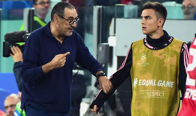 Маурицио Сарри и Пауло Дибала, Getty Images