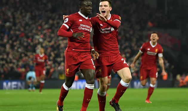 САДИО МАНЕ И ЭНДРЮ РОБЕРТСОН, ФОТО GETTY IMAGES