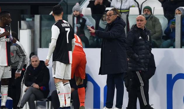 Криштиану Роналду и Маурицио Сарри, Getty Images