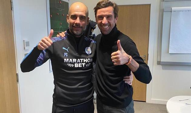 Дарио Срна и Пеп Гвардиола