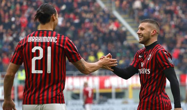 Милан празднует победу, Getty Images