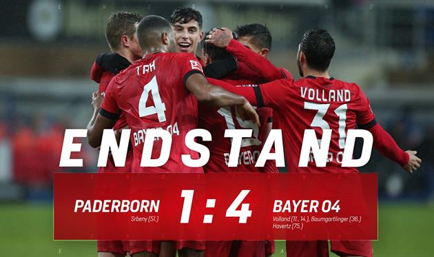 Падеборн - Байер, twitter.com/bayer04fussball 
