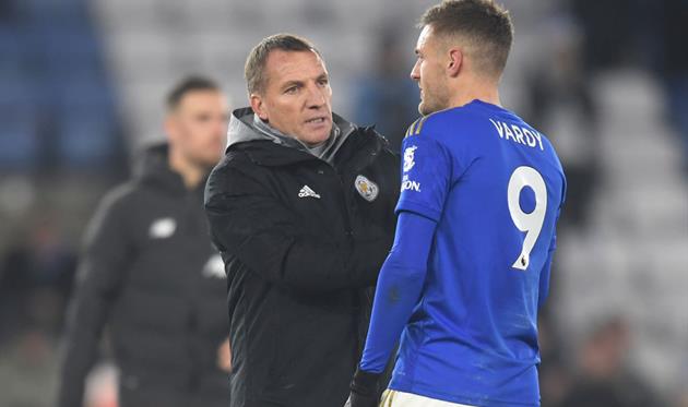 Брендан Роджерс и Джейми Варди, Getty Images