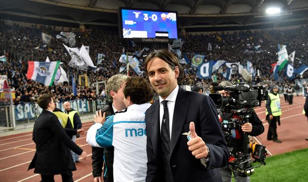 Симоне Индзаги после матча с Ромой, Getty Images