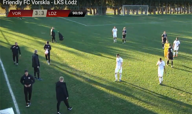 Ворскла совершила камбэк в спарринге против ЛКС Лодзь