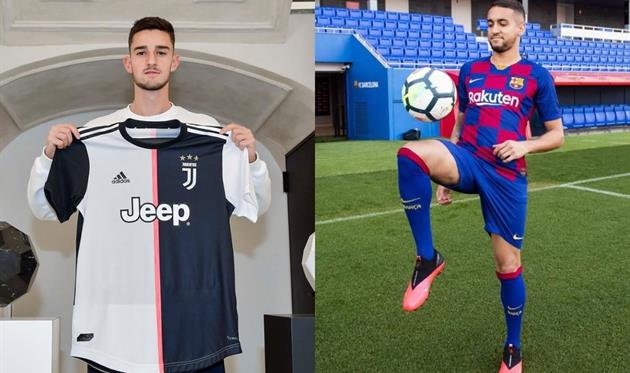 Алехандро Маркес и Матеус Перейра, фото ФК Ювентус и ФК Барселона
