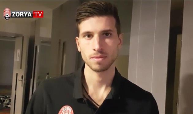 Евгений Чеберко, скриншот ФК Заря