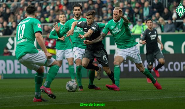 Вердер - Хоффенхайм, twitter.com/werderbremen
