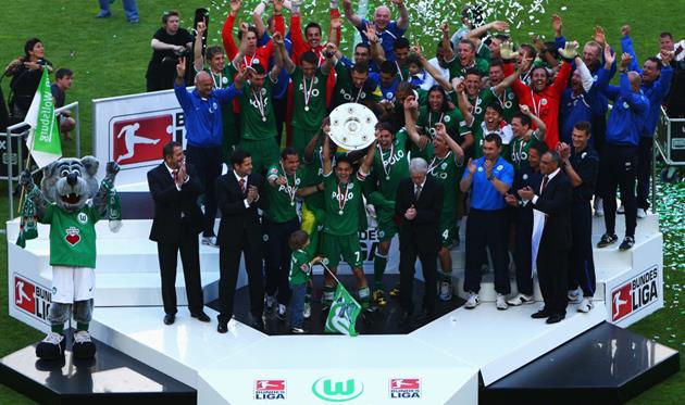 Вольфсбург - чемпион Германии-2009, Getty Images