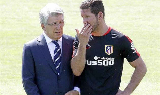 Энрике Сересо и Диего Симеоне, photo Atletico clube de Madrid