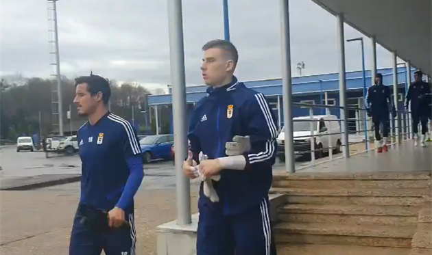 Андрей Лунин, фото ФК Овьедо