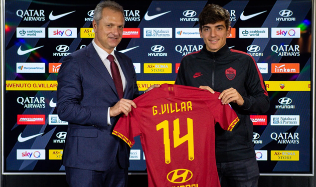 Гвидо Фиенга и Гонсало Вильяр, photo AS Roma