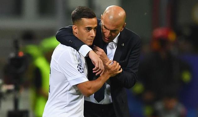 Лукас Васкес и Зинедин Зидан, Getty Images