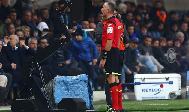 Система VAR на матче Серии А, Getty Images