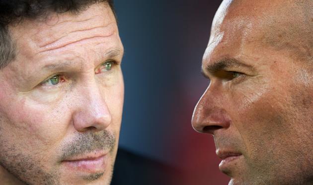 Симеоне vs Зидан, getty images