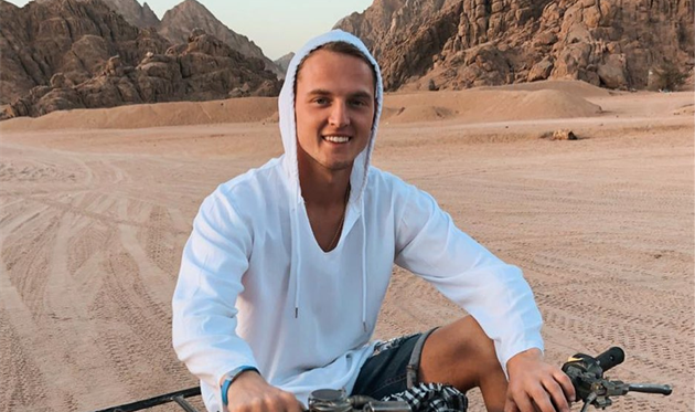 Андрейс Цыганикс, фото из Инстаграма игрока