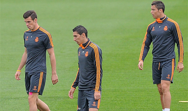 Гарет Бэйл, Анхель Ди Мария и Криштиану Роналду, Getty Images