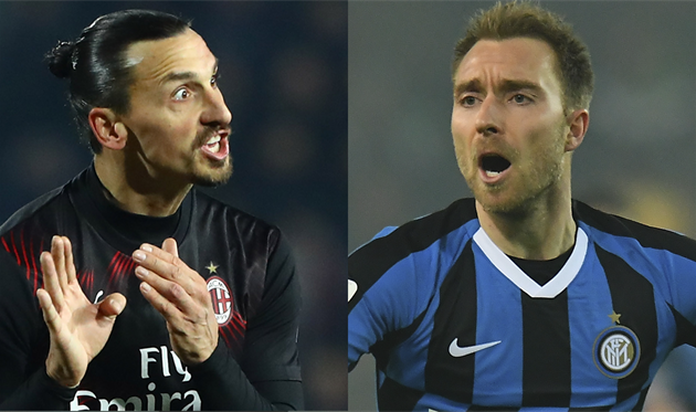 Златан Ибрагимович и Кристиан Эриксен, Getty Images