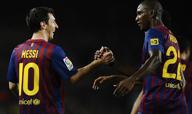 Лионель Месси и Эрик Абидаль, Getty Images