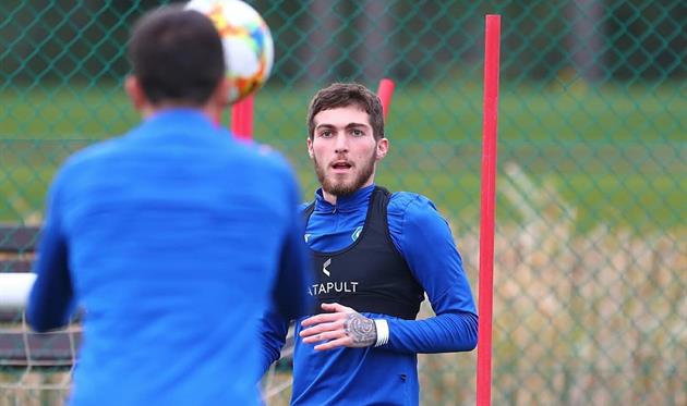 Цитаишвили на тренировке Динамо, ФК Динамо