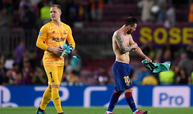 ТЕР ШТЕГЕН И ЛИОНЕЛЬ МЕССИ, ФОТО GETTY IMAGES
