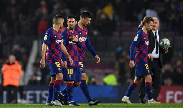 ИГРОКИ БАРСЕЛОНЫ, ФОТО GETTY IMAGES