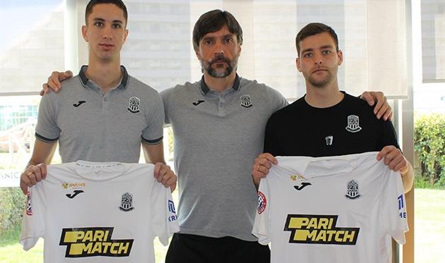 Литвин и Баланюк, фото: ФК Олимпик 