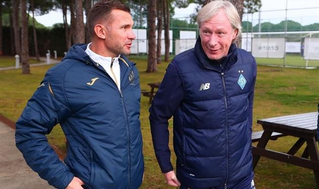 Андрей Шевченко (слева), УАФ 