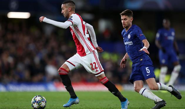 Хаким Зийех в матче с Челси, Getty Images