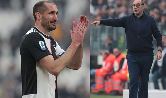 Джорджо Кьеллини и Маурицио Сарри, Getty Images