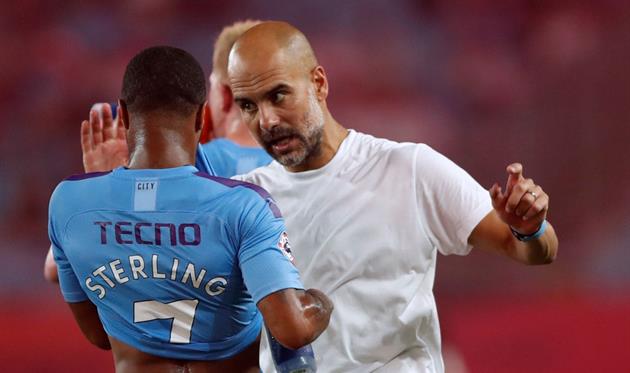 Стерлинг и Гвардиола, Getty Images 