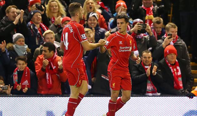 Джордан Хендерсон и Филиппе Коутиньо, Getty Images