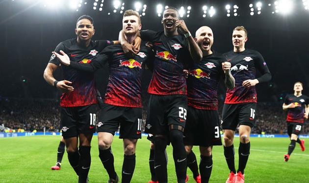 Игроки Лейпцига, getty images