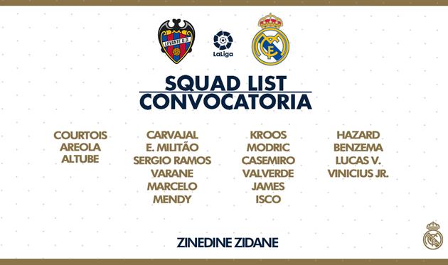 Бэйл, Йович и Родриго оказались вне заявки на матч против Леванте