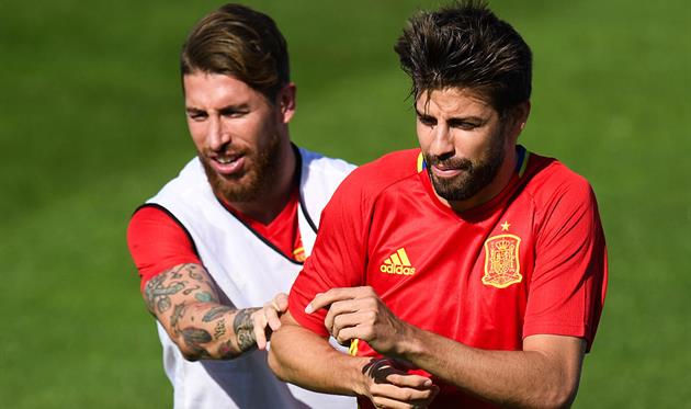 Серхио Рамос и Жерар Пике, Getty Images